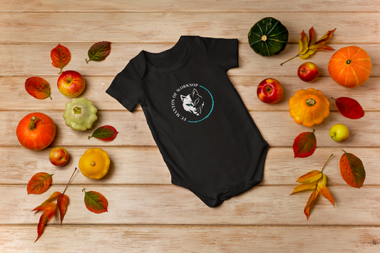 Wolfpack baby grow Logo Onesie